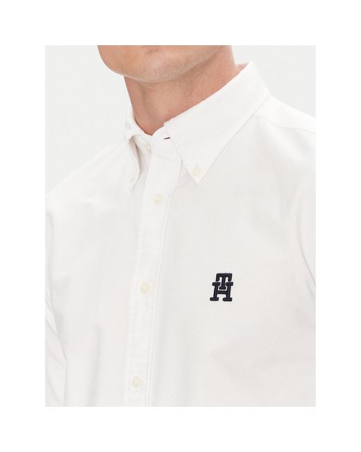 Tommy Hilfiger Hemd Heritage Mw0Mw39235 Regular Fit in White für Herren