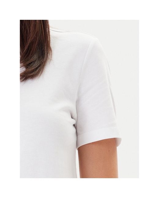 ONLY White T-Shirt Fun Life 15349901 Regular Fit