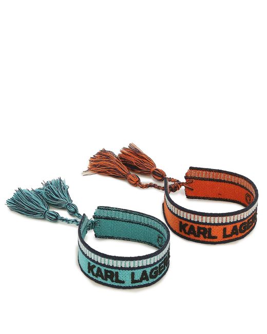 Karl Lagerfeld Green 2Er-Schmuckset Armbänder 231W3960 Multi