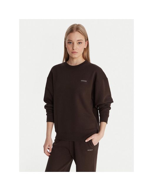 Guess Brown Sweatshirt V6Rq13 K9V31 Regular Fit