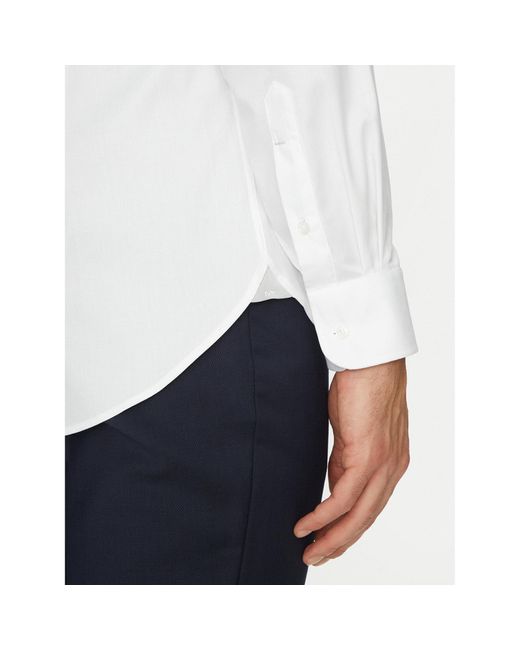 Michael Kors Hemd Mk0Ds01501 Slim Fit in White für Herren