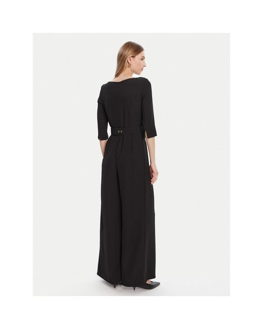 Rinascimento Black Jumpsuit Cfc0125314003 Regular Fit