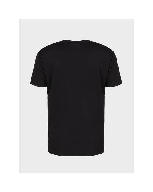 EA7 T-Shirt 8Npt16 Pjrgz 1200 Regular Fit in Black für Herren