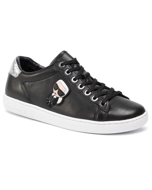 Karl Lagerfeld Black Sneakers Kl61230