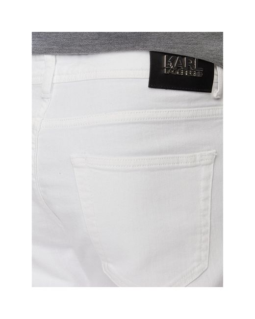 Karl Lagerfeld Jeans 265840 542862 Weiß Regular Fit in White für Herren