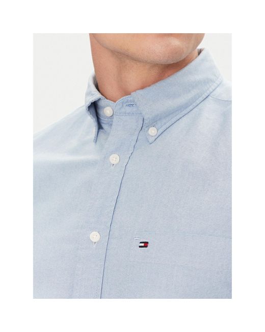 Tommy Hilfiger Hemd Heritage Mw0Mw36272 Regular Fit in Blue für Herren