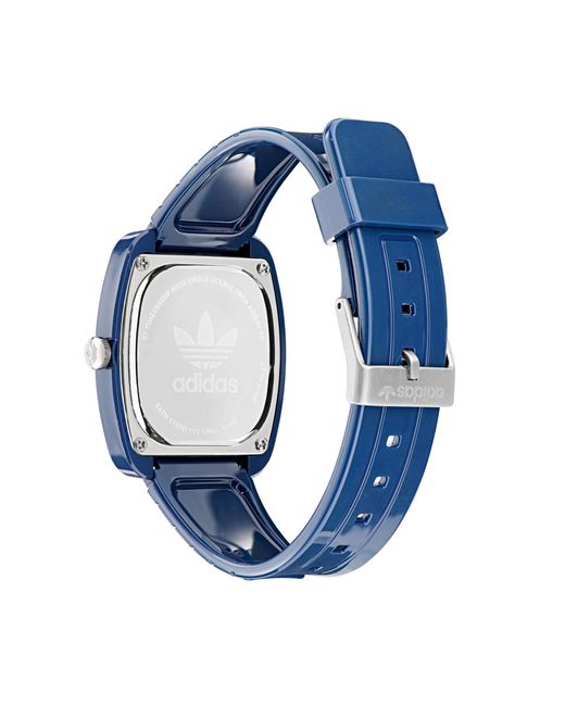 Adidas Originals Blue Uhr Retro Wave One Aosy24029
