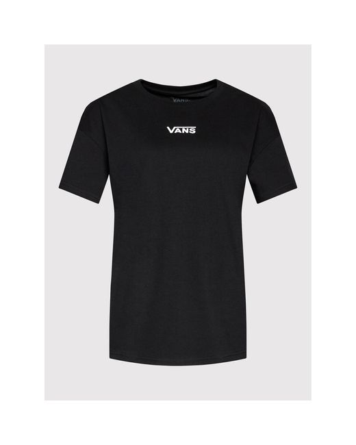 Vans Black T-Shirt Flying V Vn0A7Yut Oversize