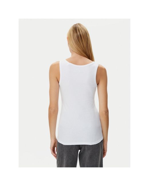 Guess White Top W5Gp29 Ka0H1 Regular Fit