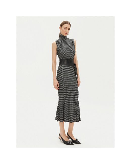 Norma Kamali White Kleid Für Den Alltag Kk3243Pla63665 Slim Fit