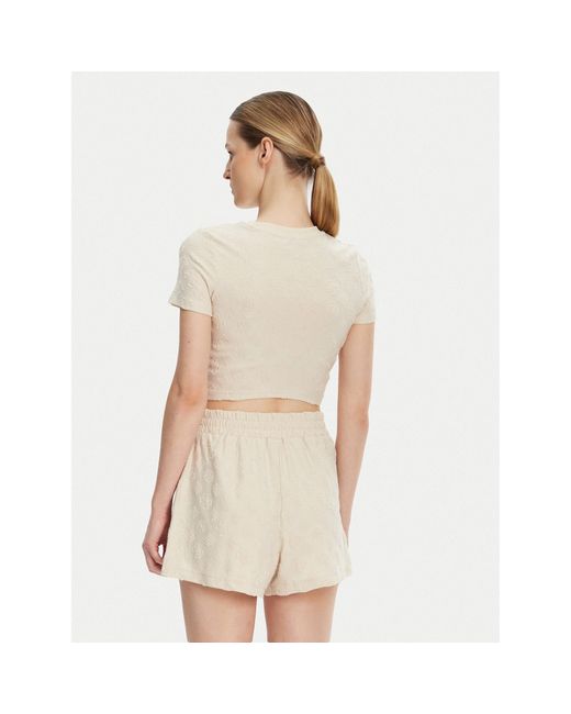 Guess Natural T-Shirt V5Gp21 Kct02 Regular Fit
