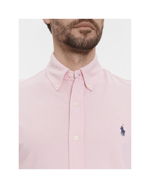 Polo Ralph Lauren Hemd 710654408124 Regular Fit in Pink für Herren