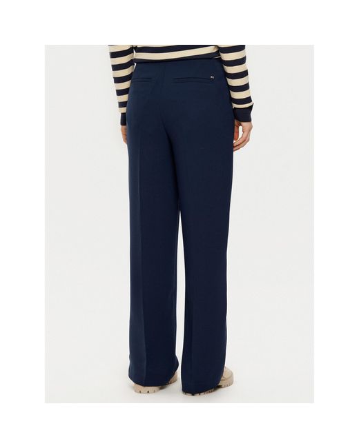 Tommy Hilfiger Blue Stoffhose Ww0Ww45445 Regular Fit