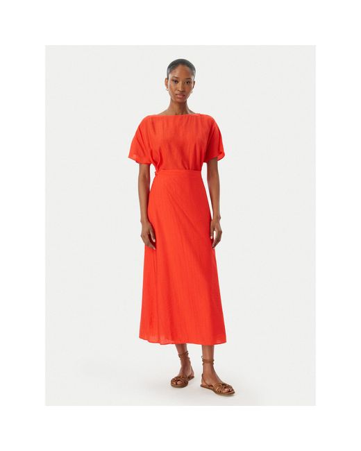 Lola Casademunt Red Kleid Für Den Alltag Ms2616020 Regular Fit