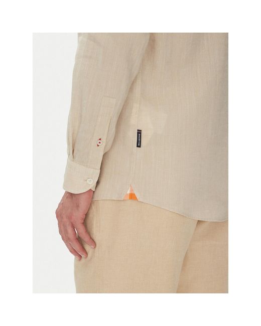 Hechter Paris Hemd 60356 151600 Regular Fit in Natural für Herren