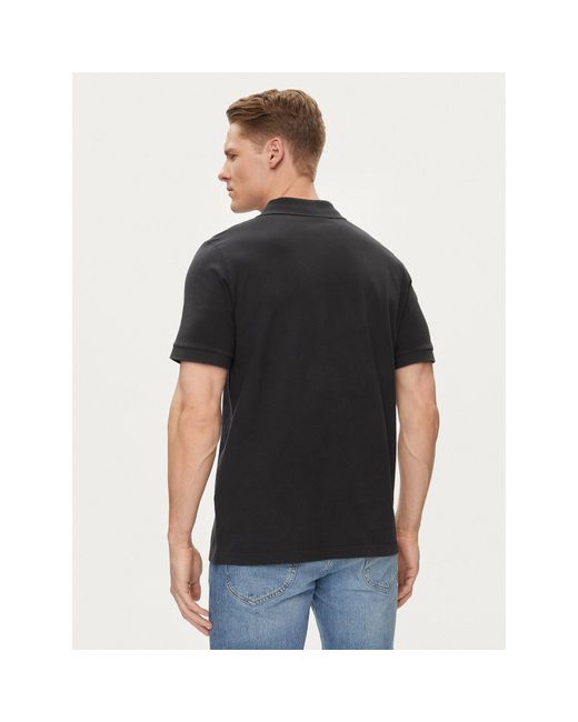 Save The Duck Polohemd Ovidio Dr1213M-Bate18 Regular Fit in Black für Herren