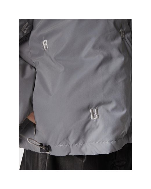 ROTATE BIRGER CHRISTENSEN Gray Winterjacke Padded Quilt Rt2096 Regular Fit