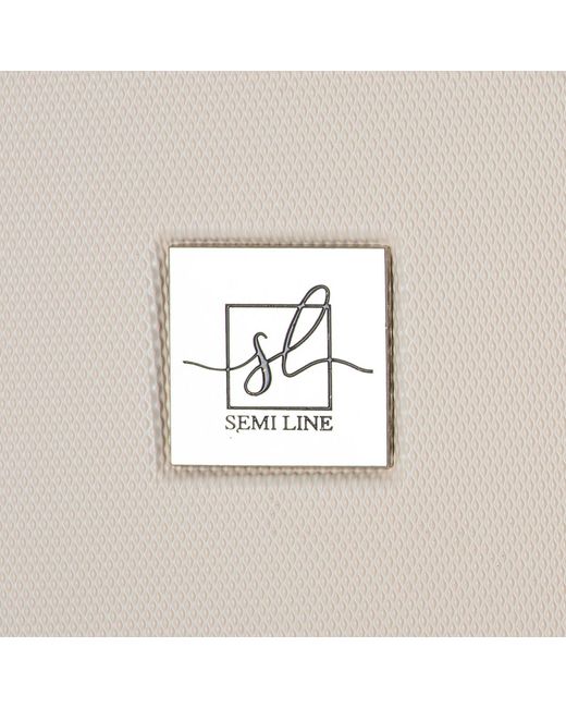 Semi Line Metallic Kabinenkoffer T5670-2