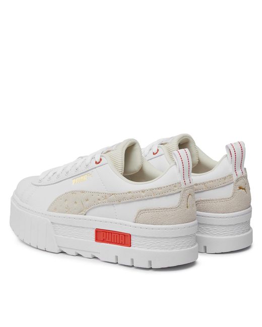 PUMA White Sneakers mayze lucky charm wns 389585 01
