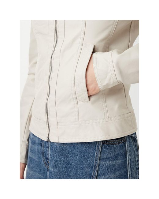 ONLY Natural Jacke Aus Kunstleder Bandit 15081400 Regular Fit