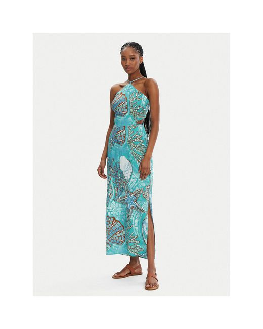 Seafolly Blue Sommerkleid La Mer 55423-Dr Regular Fit