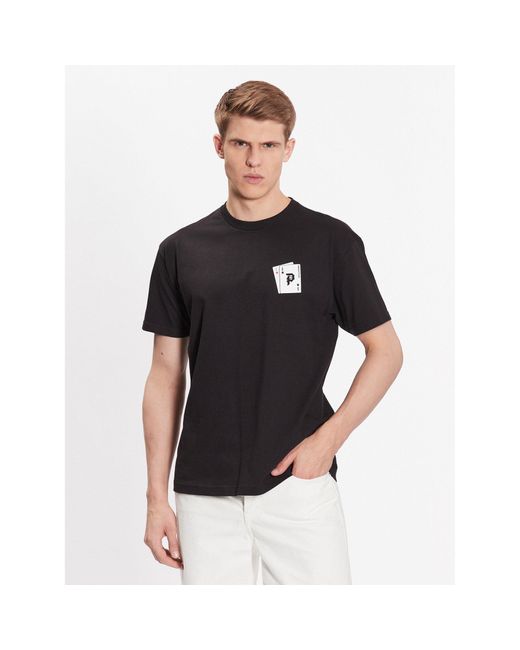 Primitive Skateboarding T-Shirt Double Down Papsp2306 Regular Fit in Black für Herren