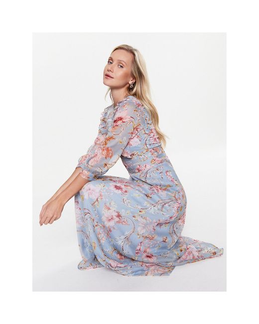 Liu Jo Blue Sommerkleid Ca3378 Ts030 Regular Fit
