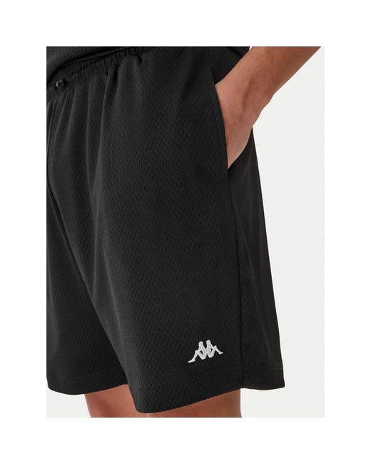 Kappa Sportshorts Authentic Sumit 342286W Regular Fit in Black für Herren