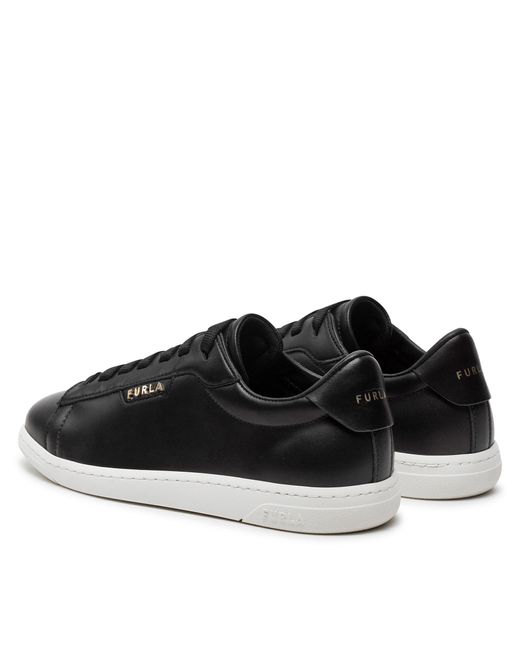 Furla Black Sneakers twist lace-up sneaker t. yh90ftw-a.0532-o6000-10073700