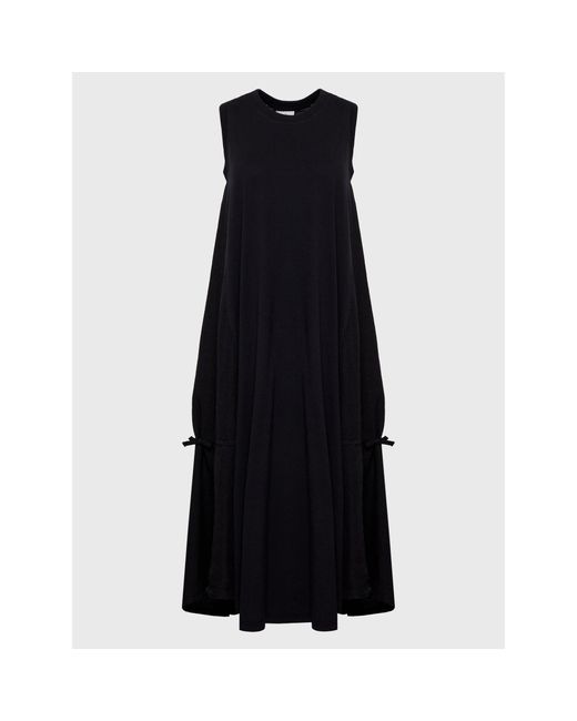 Deha Black Kleid Für Den Alltag D83224 Relaxed Fit