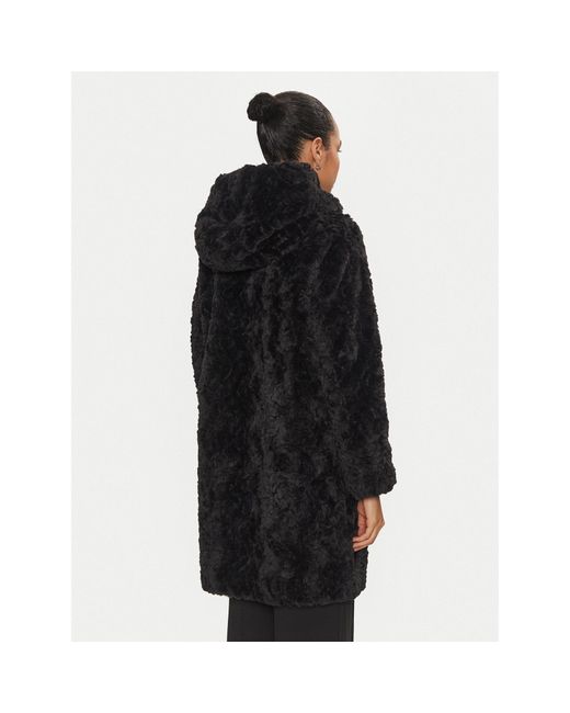 Joseph Ribkoff Black Pelzmantel 243903 Loose Fit
