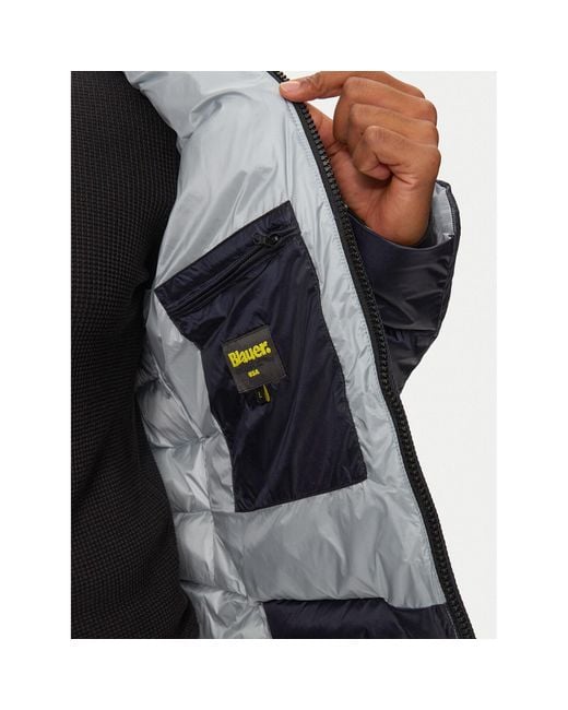 Blauer Daunenjacke 24Wbluc03023 888Lu Regular Fit in Blue für Herren