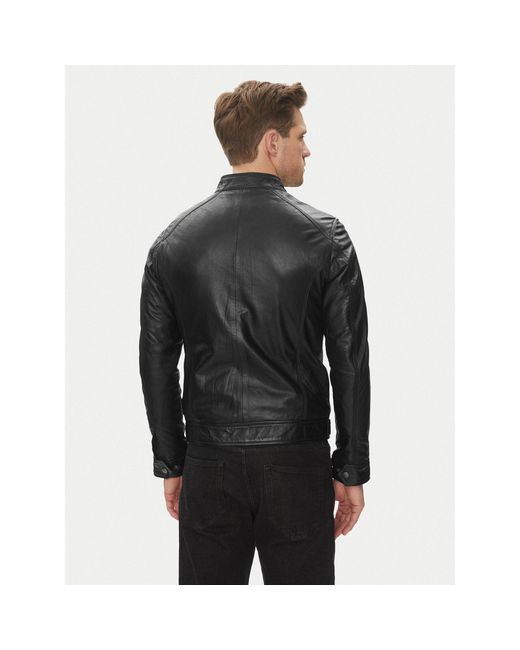 Serge Pariente Lederjacke Erico Regular Fit in Black für Herren