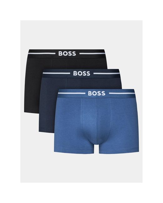 Boss 3Er-Set Boxershorts Trunk 3P Bold 50508878 in Blue für Herren