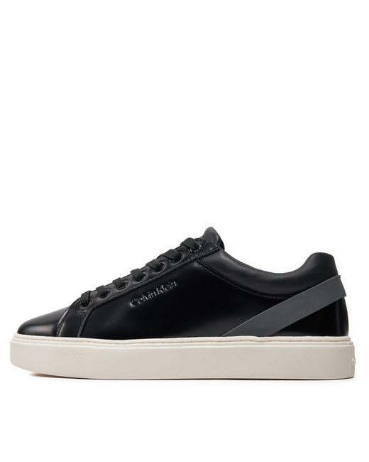 Calvin Klein Sneakers Low Top Lace Up Archive Stripe Hm0Hm01463 in Black für Herren