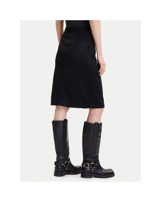 ONLY Black Rock Aus Kunstleder Loline 15357433 Regular Fit