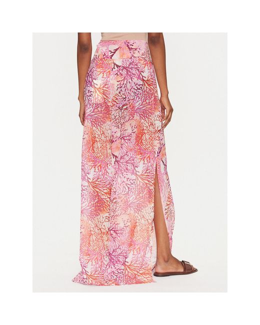 Guess Pink Stoffhose E5Gb01 Wh4T2 Regular Fit