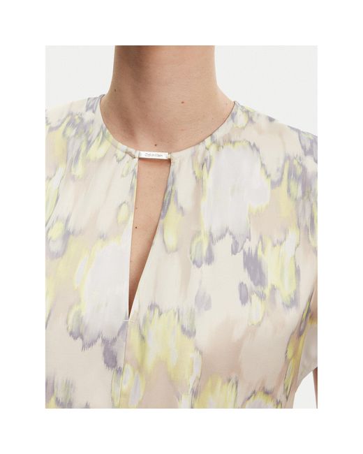 Calvin Klein Natural Bluse K20K208191 Regular Fit