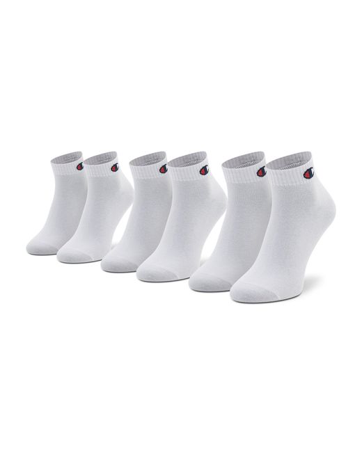 Champion White 3Er-Set Niedrige -Socken U24559 Ww001 Weiß