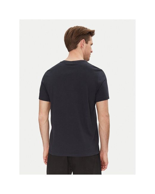 Moose Knuckles T-Shirt Conway M15Mt760 Regular Fit in Black für Herren