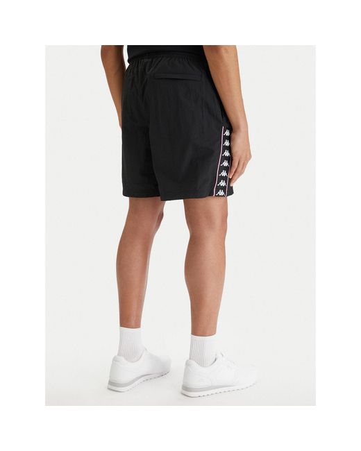Kappa Sportshorts 322B8Gw Comfort Fit in Black für Herren