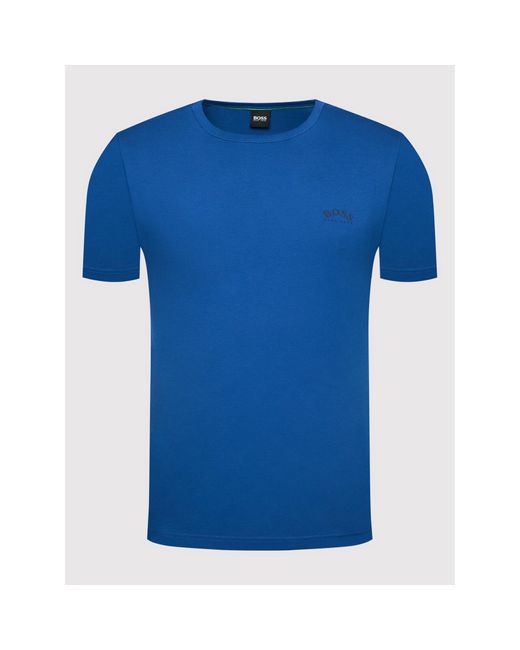 Boss T-Shirt Curved 50412363 Regular Fit in Blue für Herren