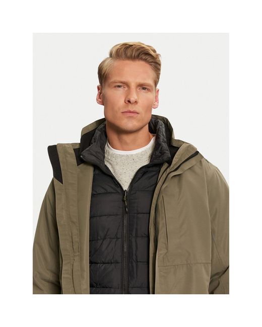 CMP Winterjacke 33Z1577D Regular Fit in Green für Herren