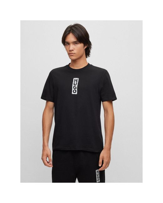 HUGO T-Shirt 50494150 Regular Fit in Black für Herren