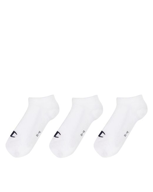 Champion White 3Er-Set Niedrige -Socken U20100-Ww001 (39-42) Weiß