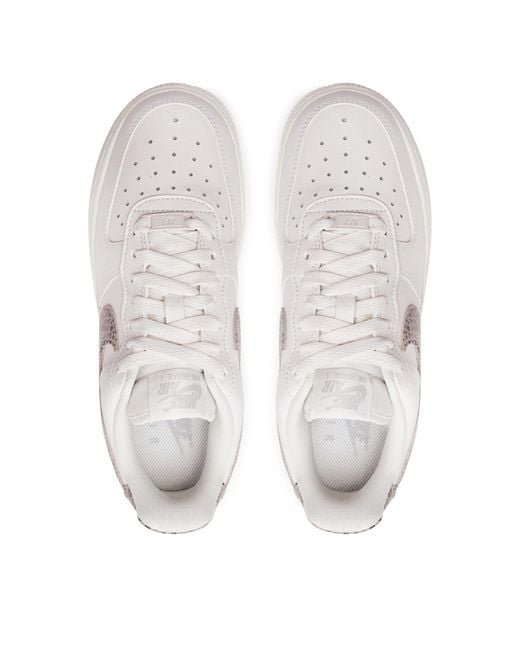 Nike White Sneakers Air Force 1 '07 Dd8959 002 Weiß