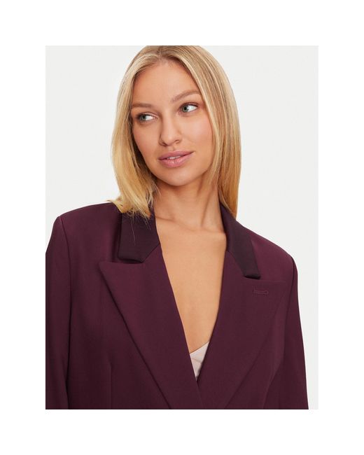 Guess Purple Sakko Viviane W4Bn58 Wgih2 Regular Fit
