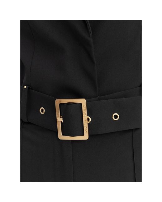 Karl Lagerfeld Black Anzugweste B1W14009 Slim Fit