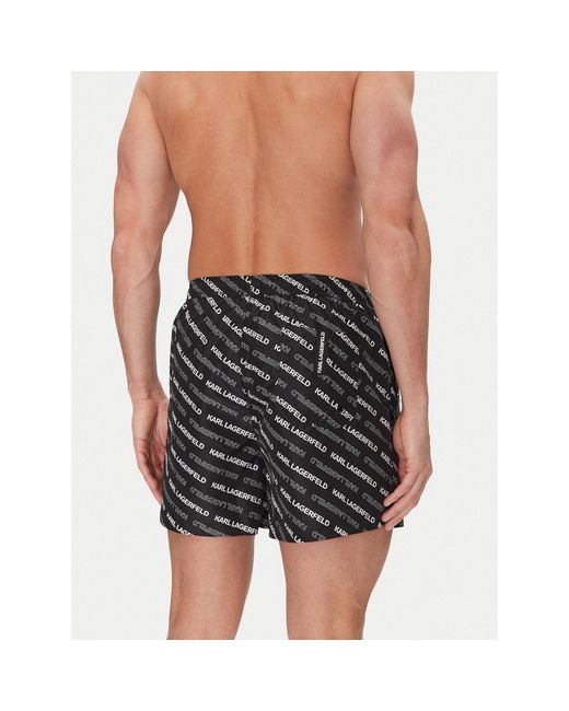 Karl Lagerfeld Badeshorts A2M46063 Regular Fit in Black für Herren