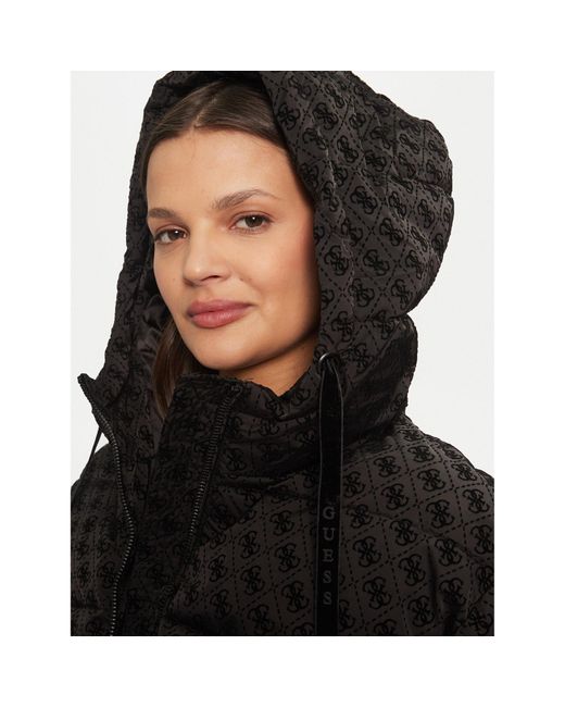 Guess Black Übergangsjacke Daisy W4Bl36 Wgjz0 Regular Fit
